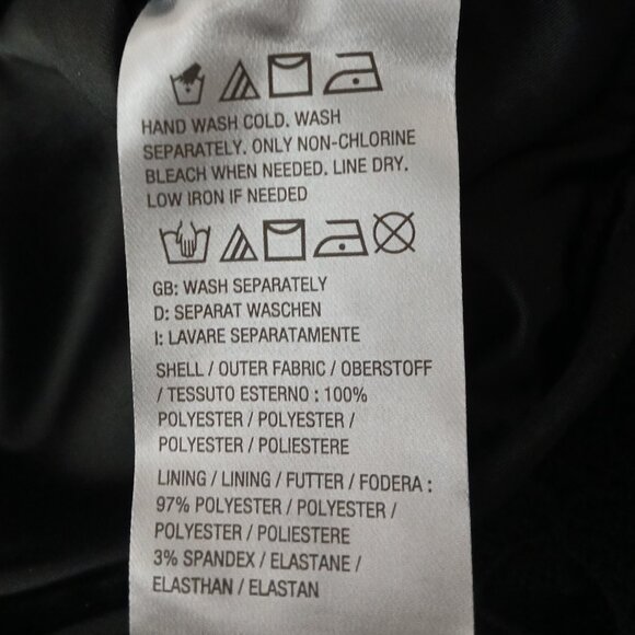 Isaac Mizrahi Live Bomber Jacket XL Black Lace Full Zip Sheer Sleeve - Picture 10 of 10